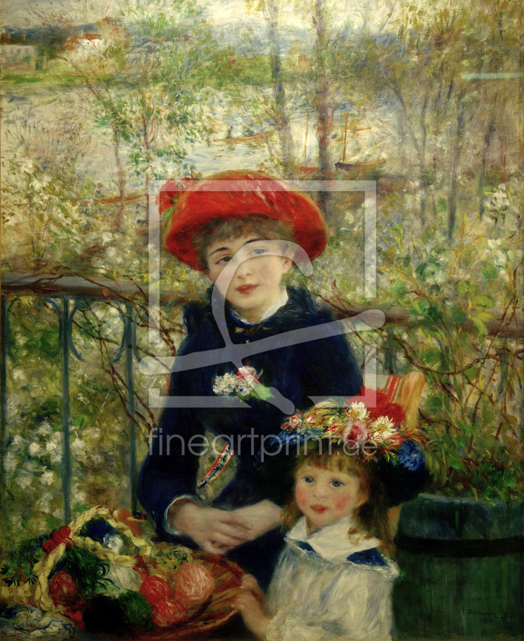 Bild-Nr.: 30007022 A.Renoir, Die beiden Schwestern erstellt von Renoir, Pierre-Auguste
