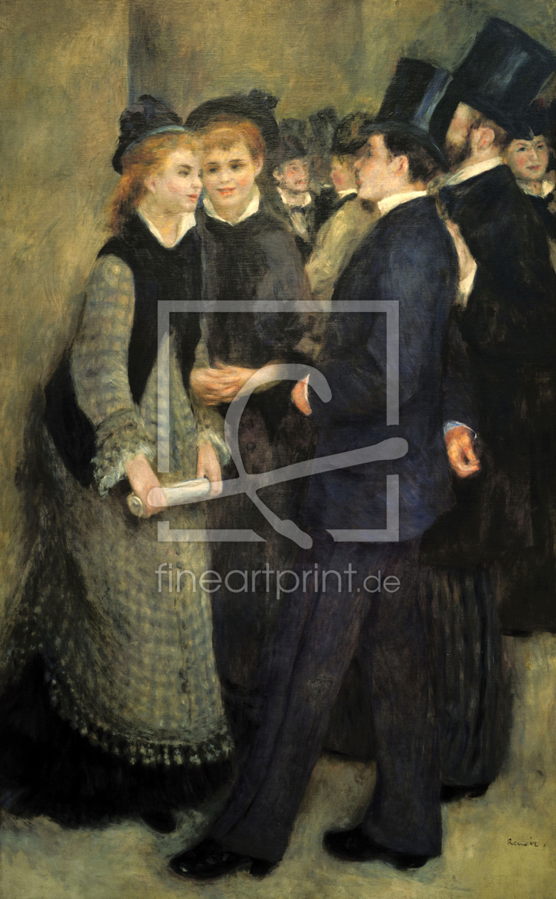 Bild-Nr.: 30007024 Renoir /La sortie du Conservatoire /1877 erstellt von Renoir, Pierre-Auguste