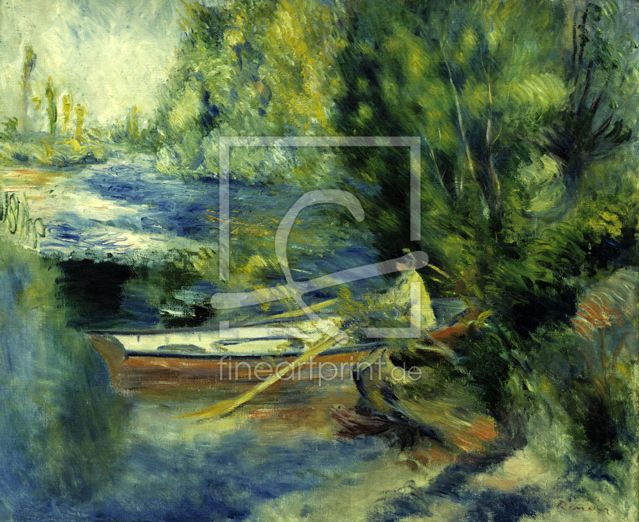 Bild-Nr.: 30007044 Renoir / On the bank o.a river / 1878/80 Bild-Nr.: 30007044 Renoir / On the bank o.a river / 1878/80 erstellt von Renoir, Pierre-Auguste