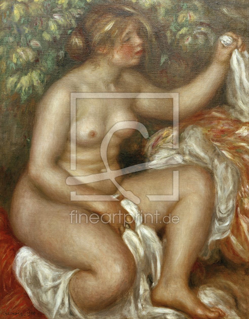 Bild-Nr.: 30007052 Renoir / Apres le bain / 1910 erstellt von Renoir, Pierre-Auguste