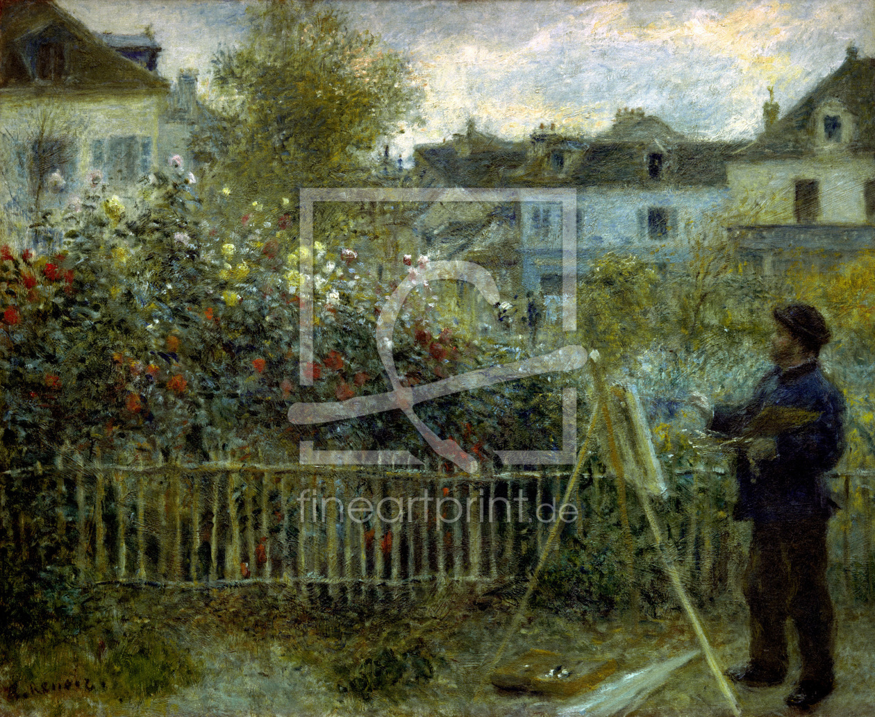 Bild-Nr.: 30007088 Claude Monet painting / Renoir erstellt von Renoir, Pierre-Auguste