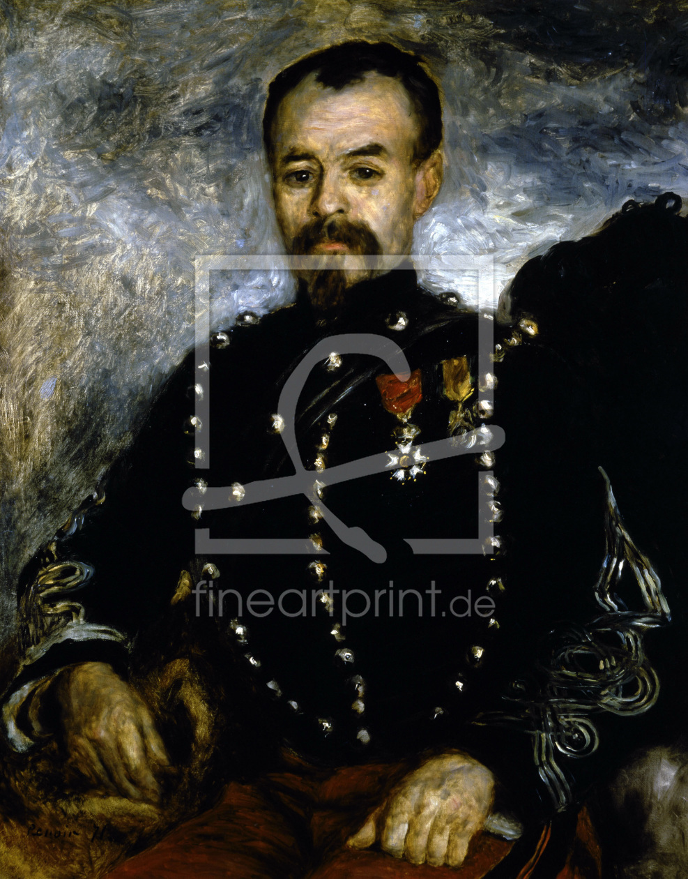 Bild-Nr.: 30007108 Renoir / Capitaine Darras / 1871 erstellt von Renoir, Pierre-Auguste