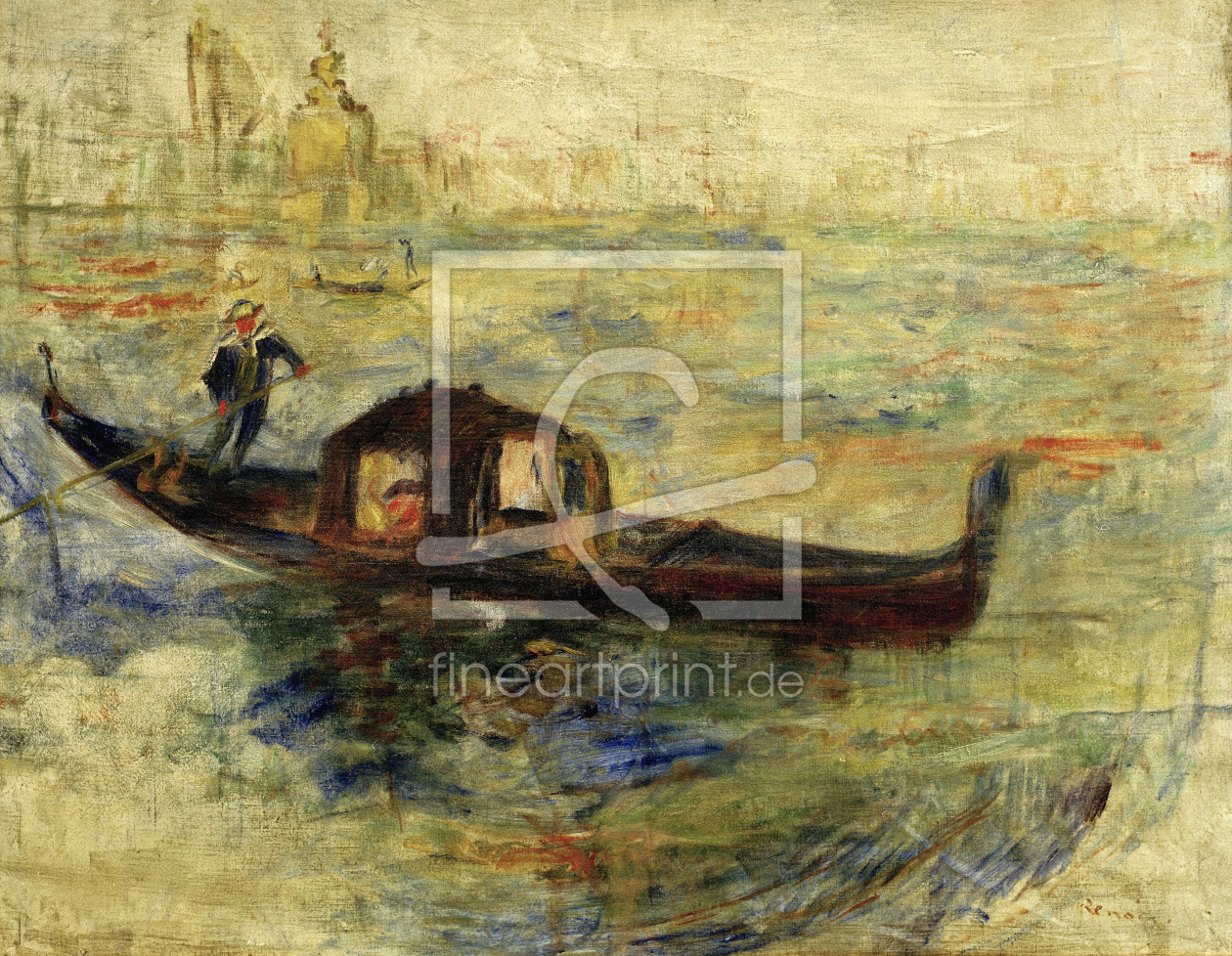 Bild-Nr.: 30007122 Renoir / Gondola in Venice / 1881 erstellt von Renoir, Pierre-Auguste