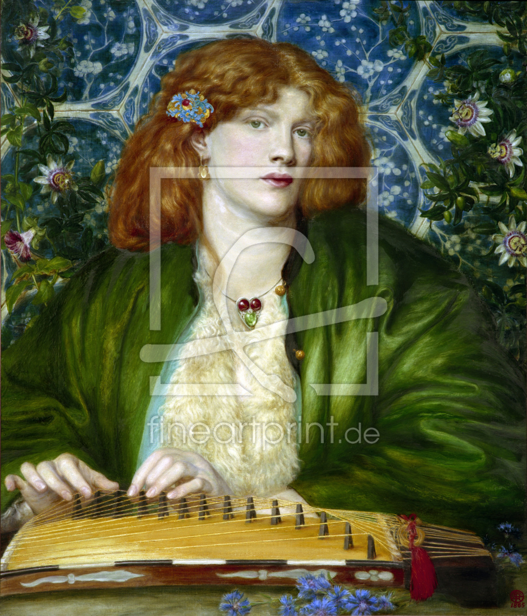 Bild-Nr.: 30007188 D.G.Rossetti / The Blue Bower. erstellt von Rossetti, Dante Gabriel