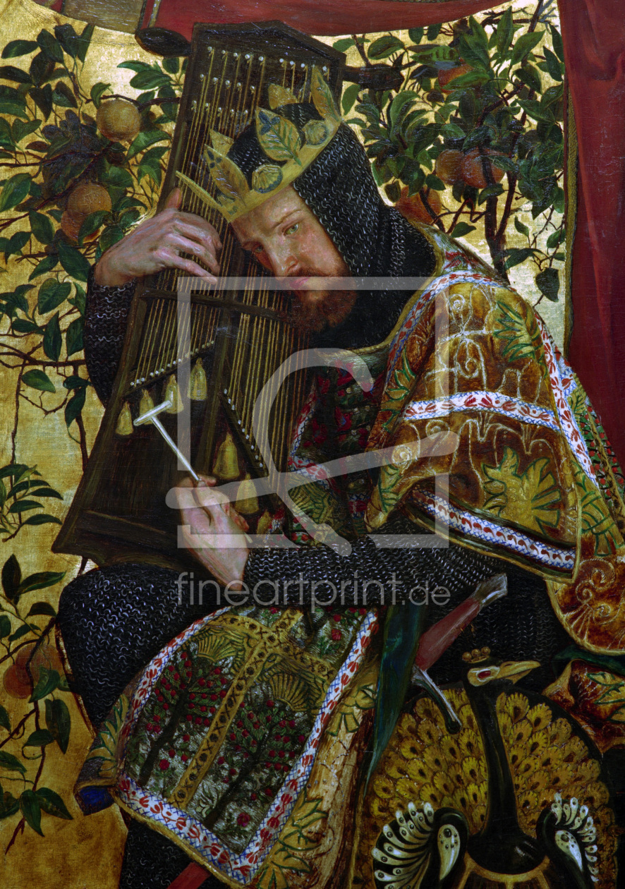 Bild-Nr.: 30007196 D.G.Rossetti / David as King. Bild-Nr.: 30007196 D.G.Rossetti / David as King. erstellt von Rossetti, Dante Gabriel