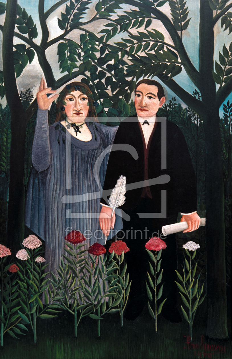 Bild-Nr.: 30007220 H.Rousseau, The Muse Inspires the Poet Bild-Nr.: 30007220 H.Rousseau, The Muse Inspires the Poet erstellt von Rousseau, Henri Julien Felix