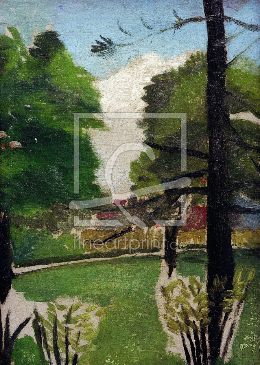 Bild-Nr.: 30007286 H.Rousseau, View of Park Montsouris erstellt von Rousseau, Henri Julien Felix