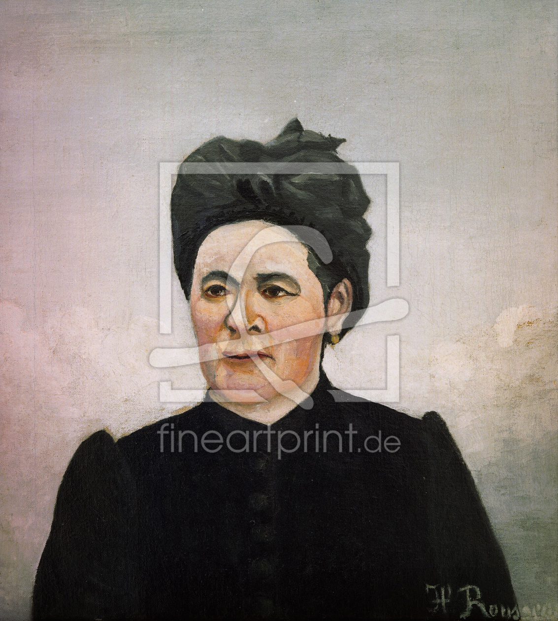 Bild-Nr.: 30007298 H.Rousseau, Portrait of a woman erstellt von Rousseau, Henri Julien Felix