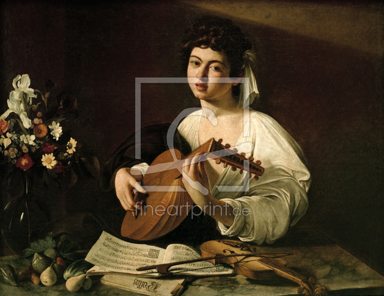 Bild-Nr.: 30007348 Caravaggio / The Lutenist / c. 1594 erstellt von da Caravaggio, Michelangelo Merisi