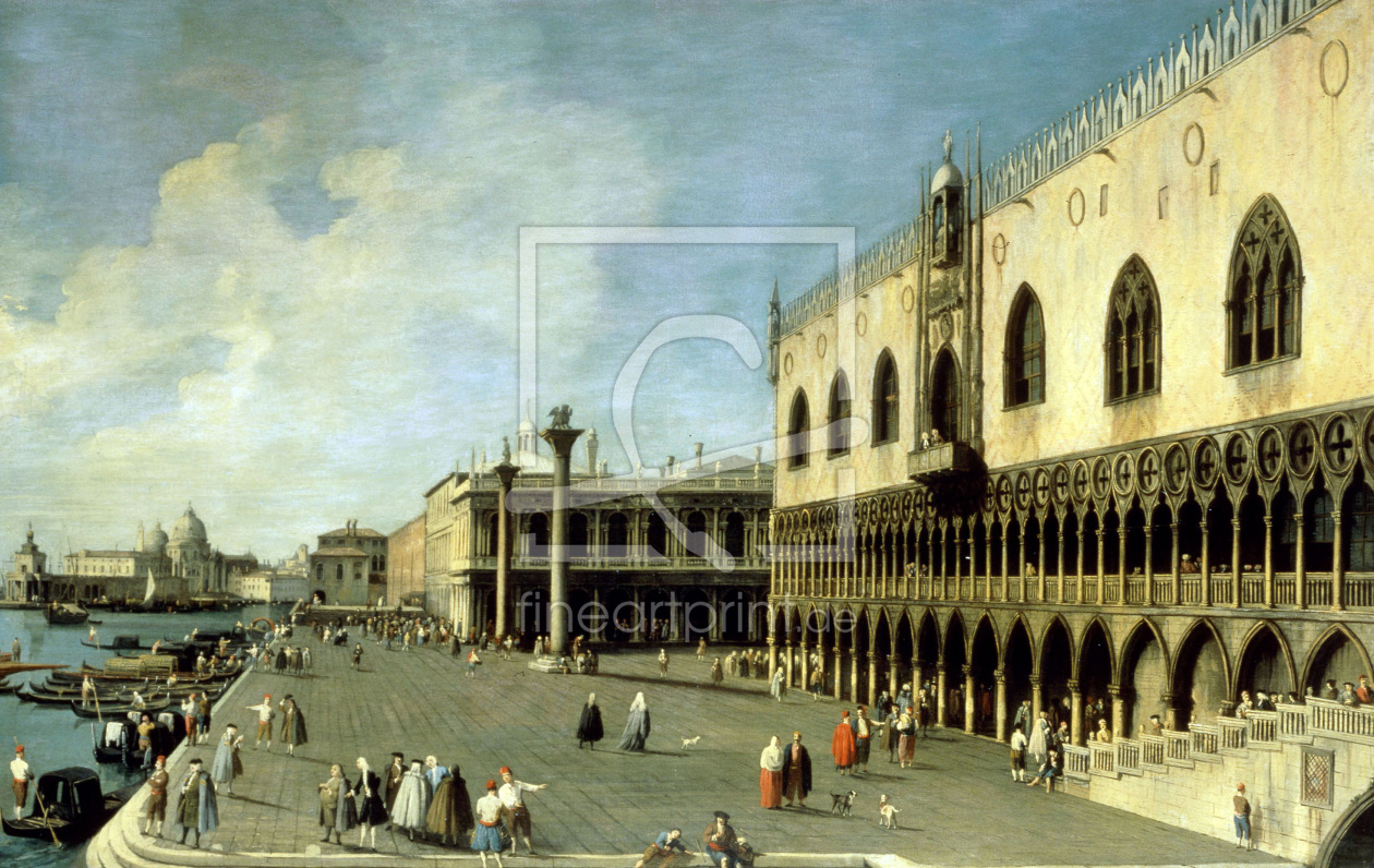 Bild-Nr.: 30007393 Venice / Doge's Palace / Ptg.Canaletto erstellt von Canal, Giovanni Antonio & Bellotto, Bernardo