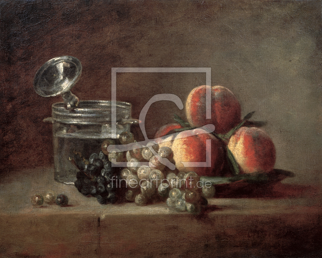 Bild-Nr.: 30007435 Chardin / Crystal Bowl, Fruit / Painting erstellt von Chardin, Jean Siméon