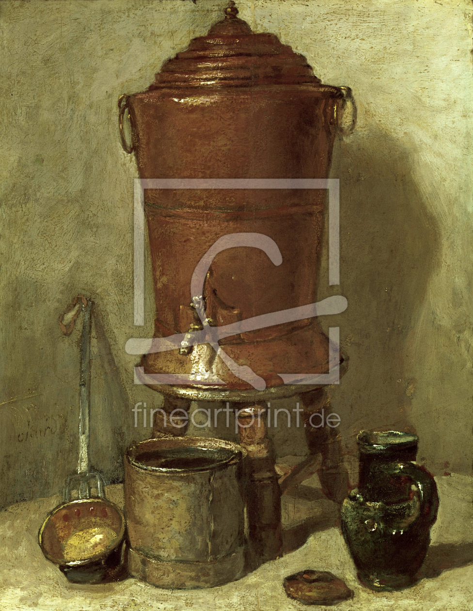 Bild-Nr.: 30007437 Chardin / Water kettle / Painting / 1779 erstellt von Chardin, Jean Siméon