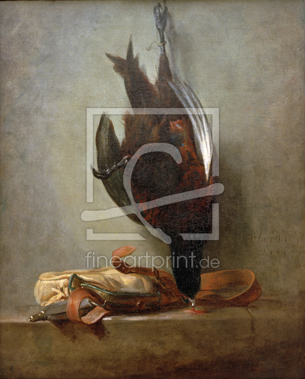 Bild-Nr.: 30007485 Chardin / Pheasant and Hunt Satchel erstellt von Chardin, Jean Siméon