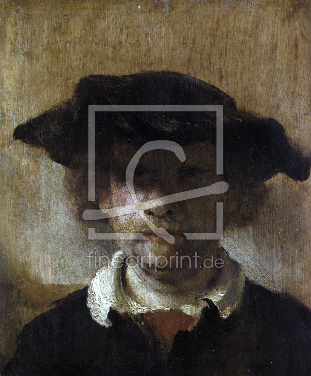 Bild-Nr.: 30007615 Rembrandt / Self-Portr.(Leipzig) / 1650 erstellt von Rembrandt Harmenszoon van Rijn