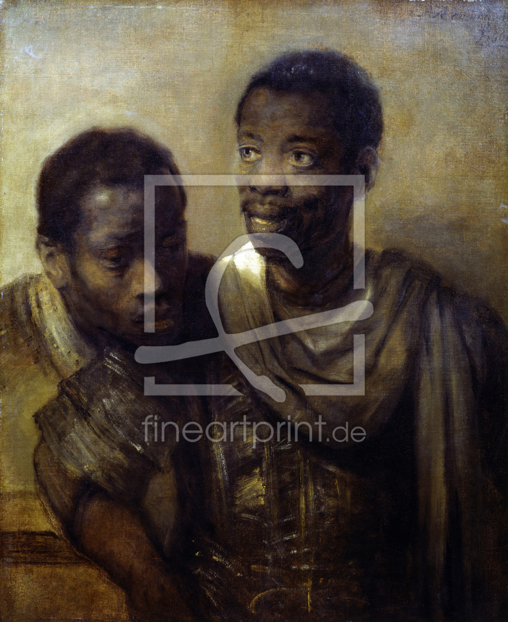 Bild-Nr.: 30007637 Rembrandt, Zwei Mohren Bild-Nr.: 30007637 Rembrandt, Zwei Mohren erstellt von Rembrandt Harmenszoon van Rijn
