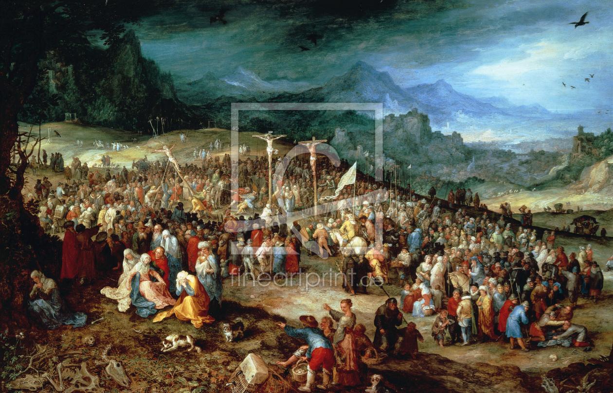 Bild-Nr.: 30007747 Jan Bruegel d.Ä., Kreuzigung Christi erstellt von Jan Brueghel der Ältere