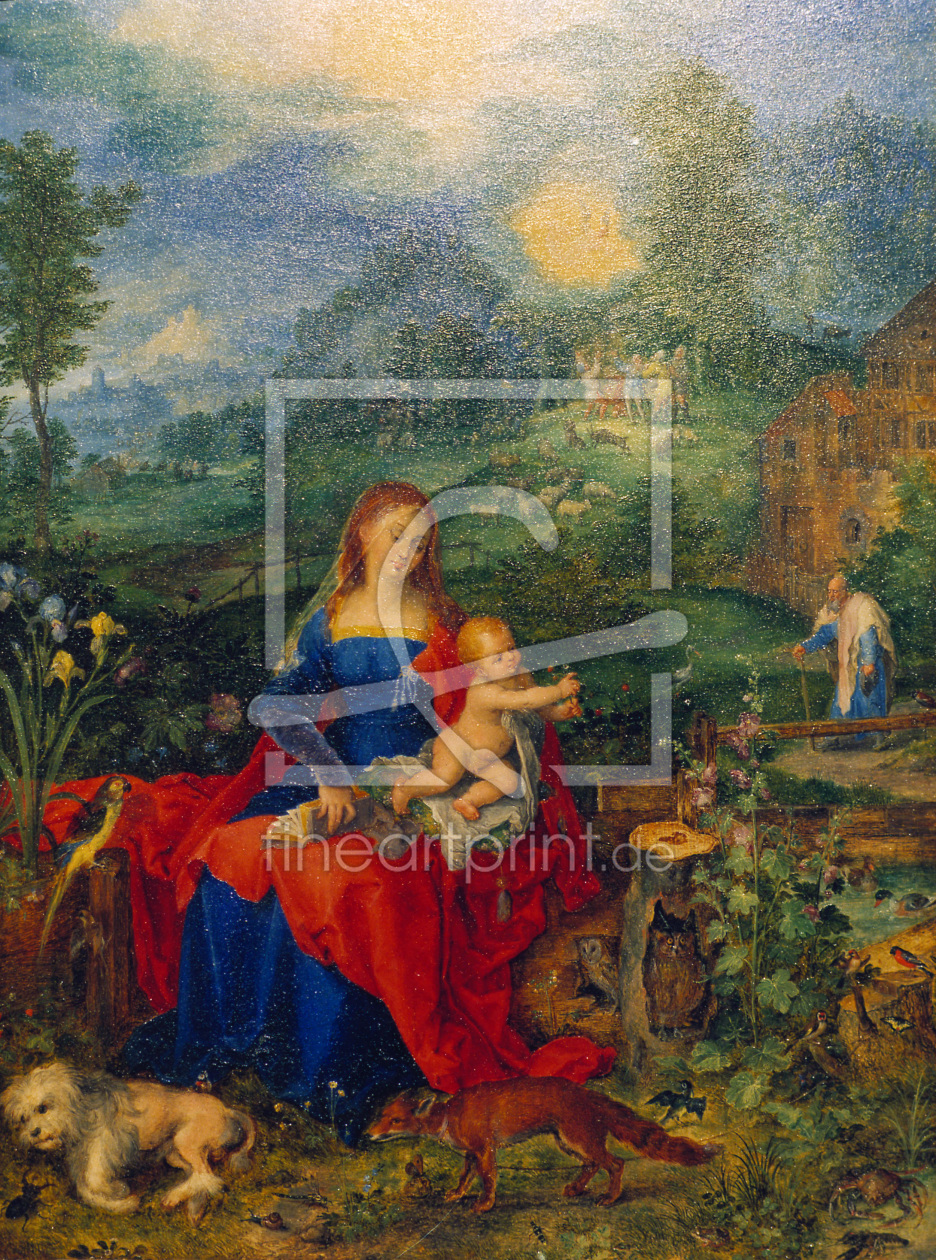 Bild-Nr.: 30007753 Mary with many animals / Brueghel / 1604 erstellt von Jan Brueghel der Ältere