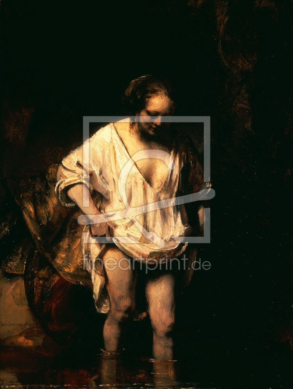 Bild-Nr.: 30007755 Rembrandt, Badendes M{dchen erstellt von Rembrandt Harmenszoon van Rijn