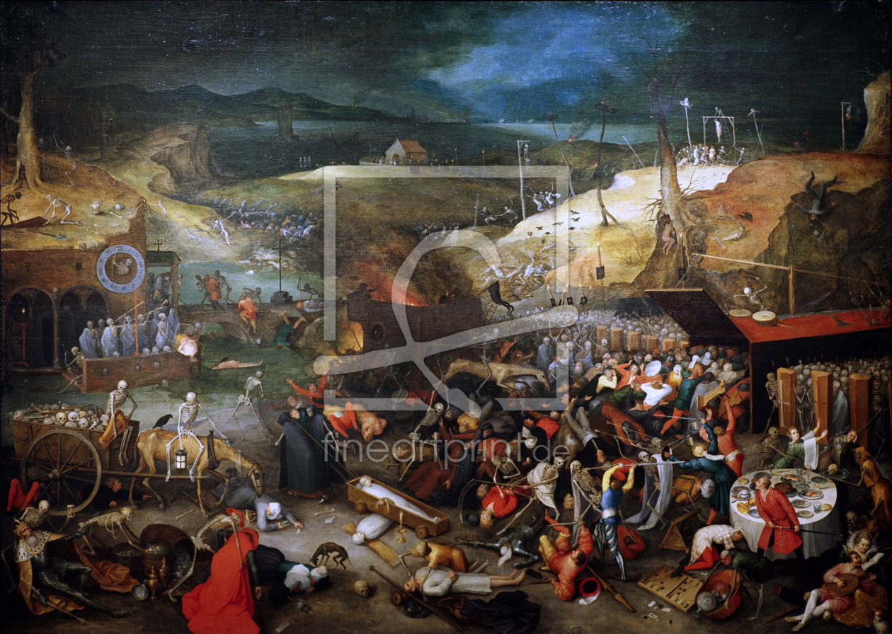 Bild-Nr.: 30007777 J.Brueghel th.E./ Triumph of Death /1597 erstellt von Jan Brueghel der Ältere