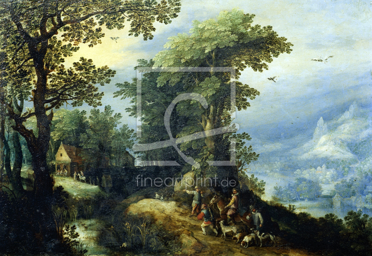 Bild-Nr.: 30007781 J.Brueghel t.E. / Return from the Hunt Bild-Nr.: 30007781 J.Brueghel t.E. / Return from the Hunt erstellt von Jan Brueghel der Ältere