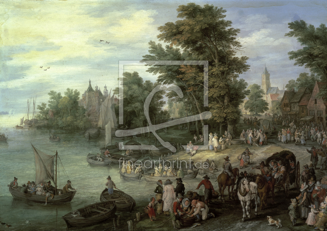 Bild-Nr.: 30007783 Brueghel Elder / Boat Landing / 1615 Bild-Nr.: 30007783 Brueghel Elder / Boat Landing / 1615 erstellt von Jan Brueghel der Ältere