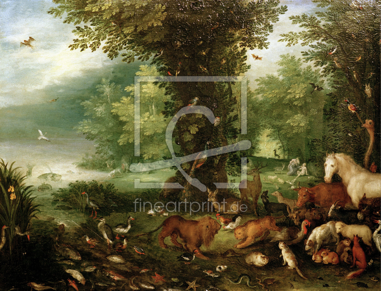 Bild-Nr.: 30007791 Paradisical landscape / J.Brueghel erstellt von Jan Brueghel der Ältere