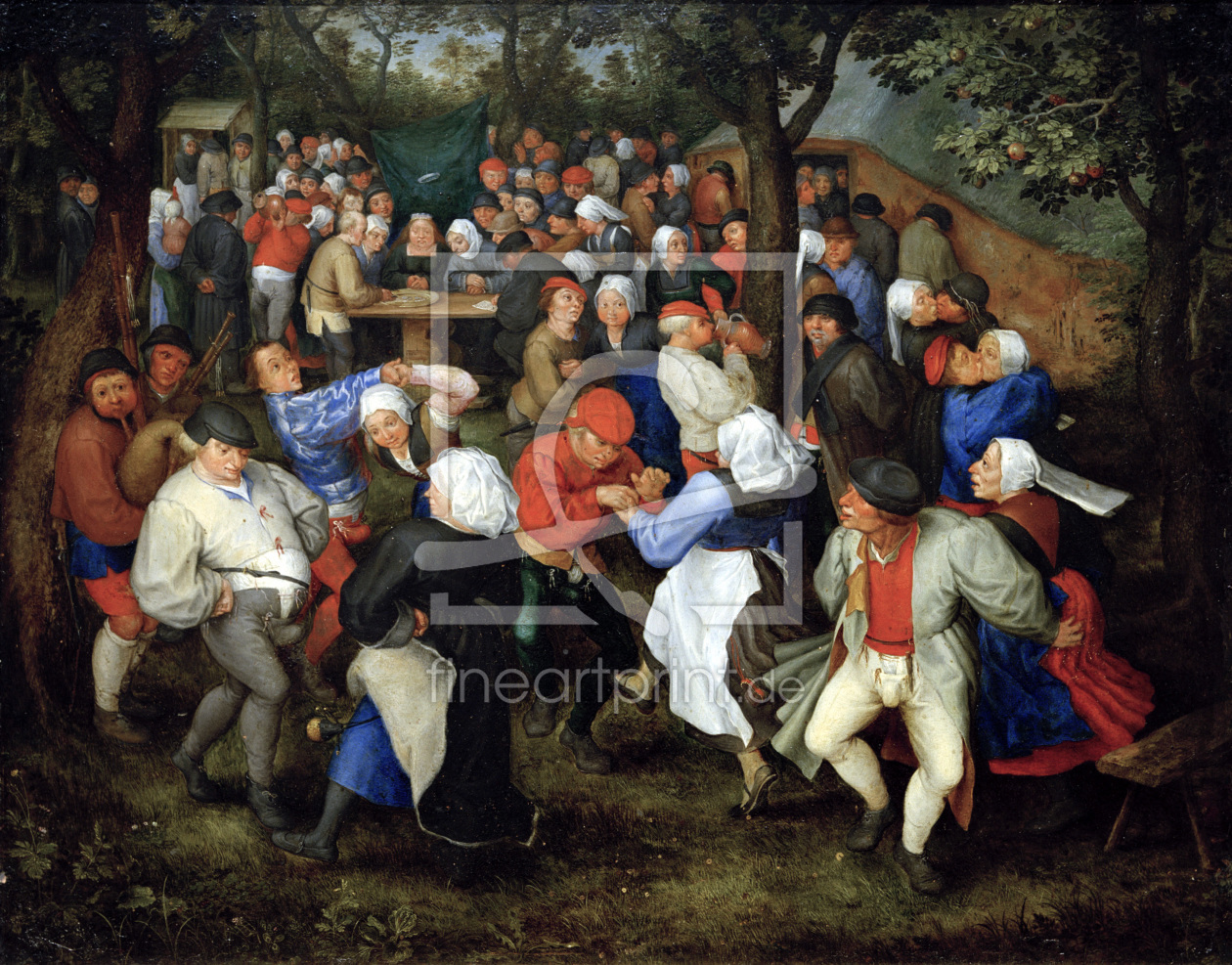 Bild-Nr.: 30007797 J. Brueghel the Elder, Wedding Dance. Bild-Nr.: 30007797 J. Brueghel the Elder, Wedding Dance. erstellt von Jan Brueghel der Ältere