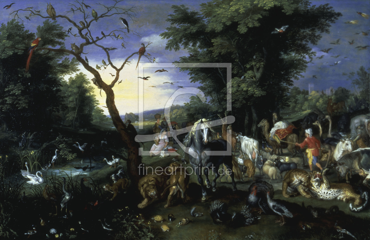 Bild-Nr.: 30007799 Noah's Ark & the animals / Brueghel erstellt von Jan Brueghel der Ältere