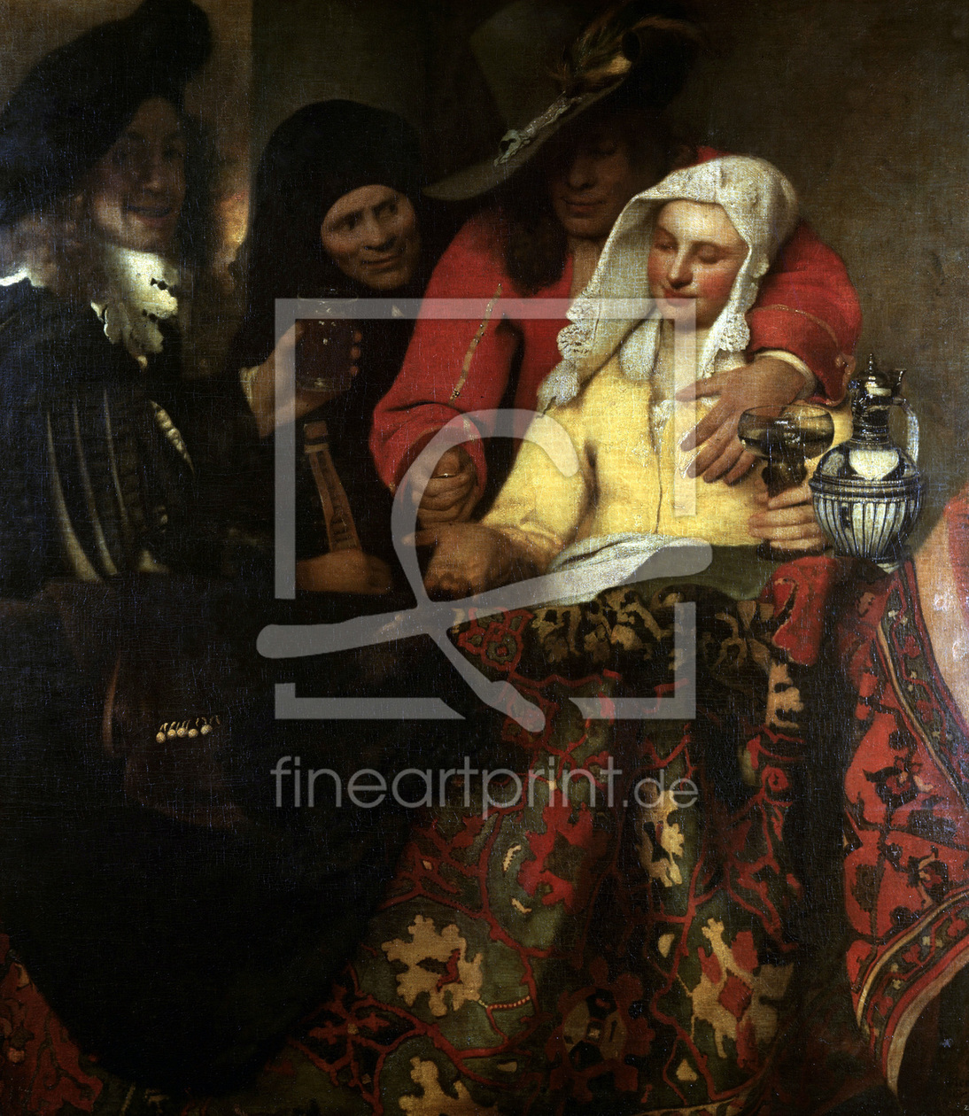 Bild-Nr.: 30007945 Vermeer / The Procuress / 1656 erstellt von Jan Vermeer van Delft