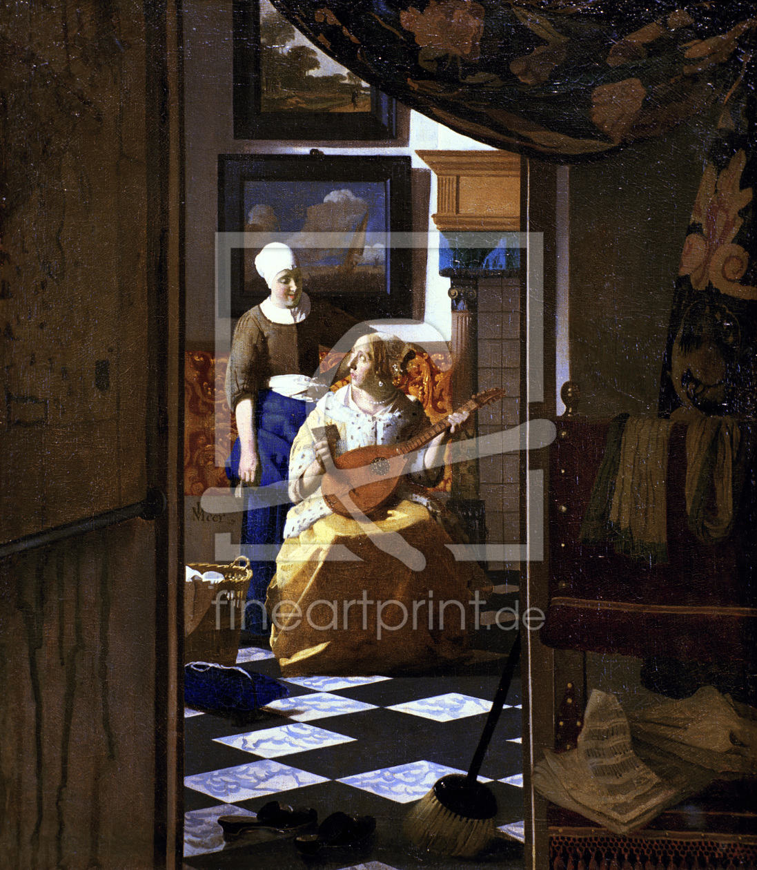 Bild-Nr.: 30007947 Vermeer/ The love letter / c.1669/70 erstellt von Jan Vermeer van Delft