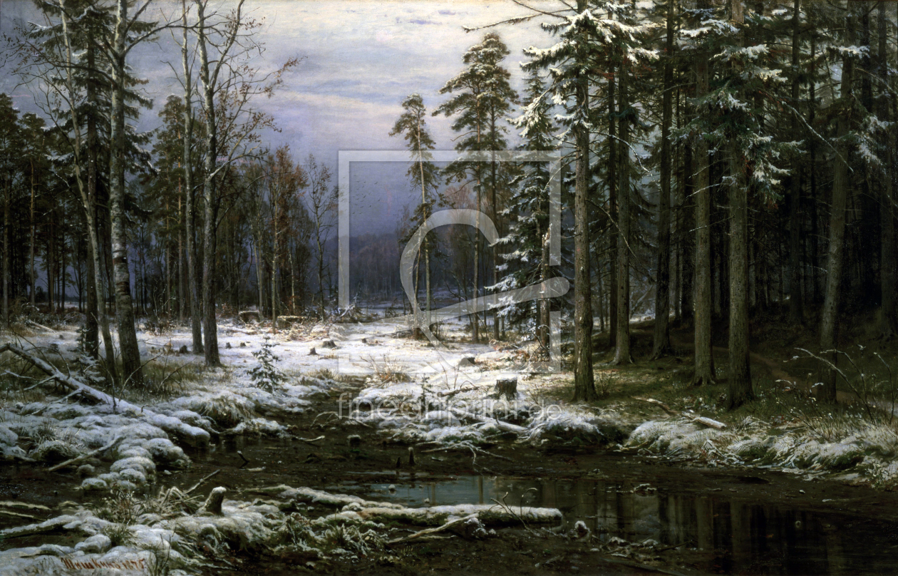 Bild-Nr.: 30007965 Schischkin / First snow / 1875 erstellt von Schischkin, Iwan Iwanowitsch
