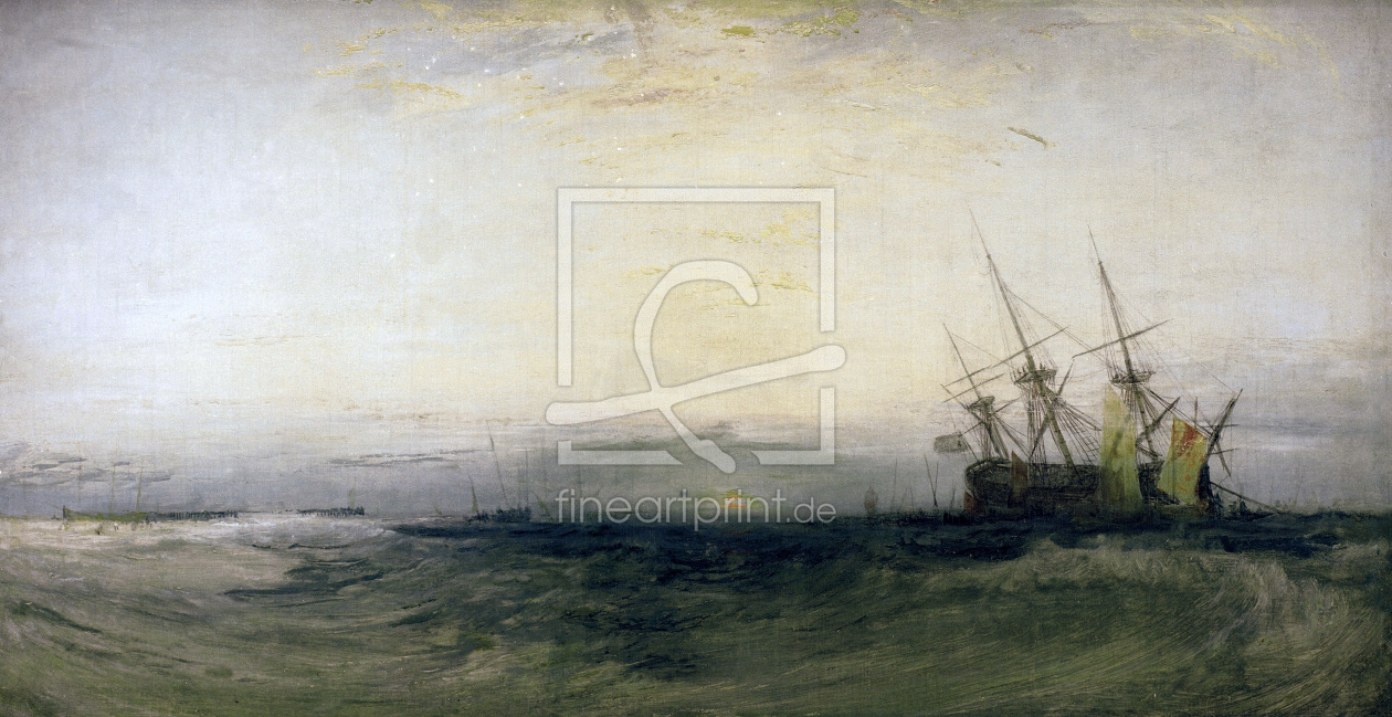 Bild-Nr.: 30008029 W.Turner, A Ship Aground erstellt von Turner, Joseph Mallord William