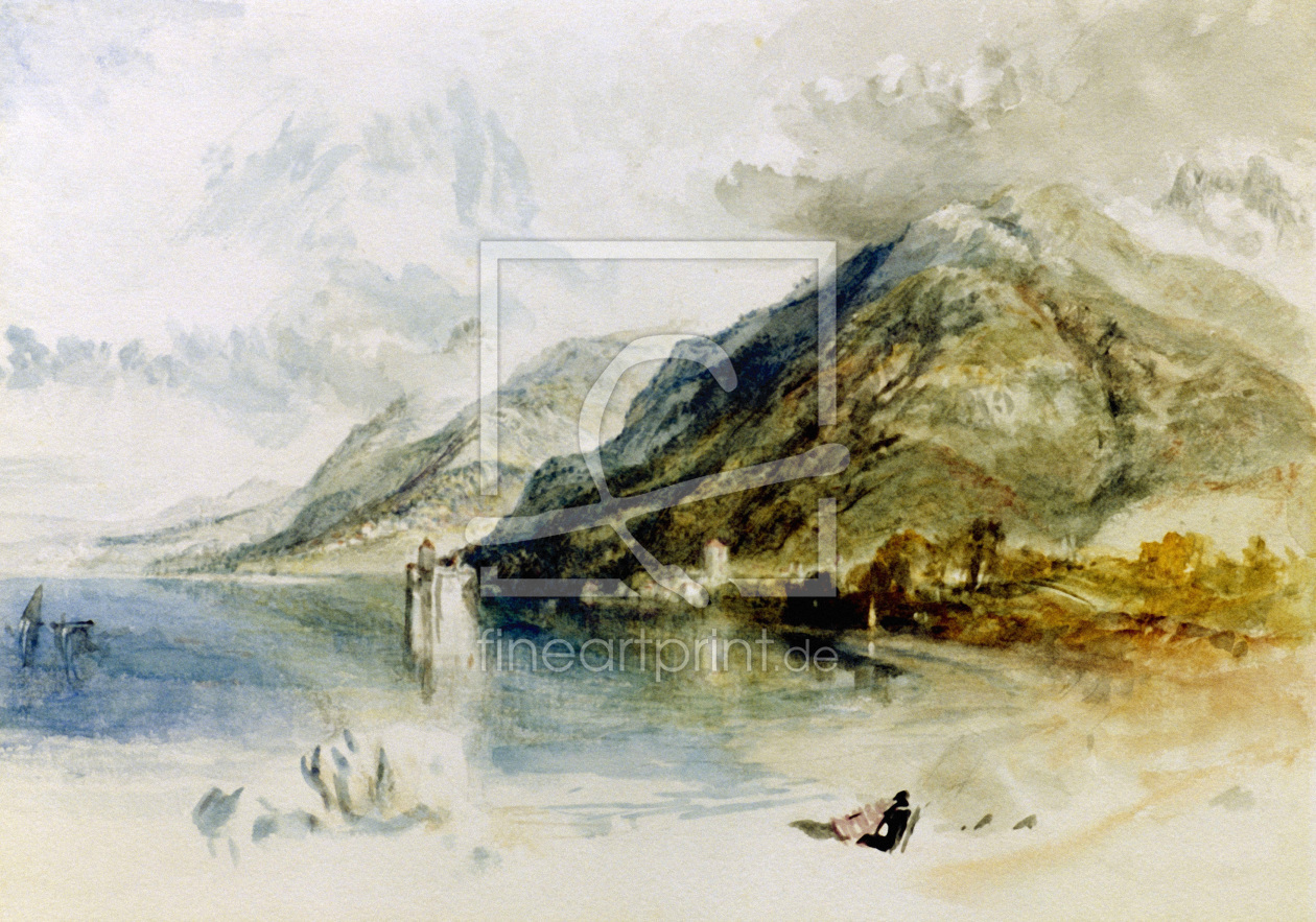 Bild-Nr.: 30008031 W.Turner, Schloß von Chillon erstellt von Turner, Joseph Mallord William