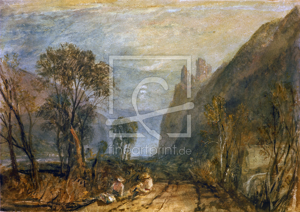 Bild-Nr.: 30008035 W.Turner / View on the Rhine erstellt von Turner, Joseph Mallord William