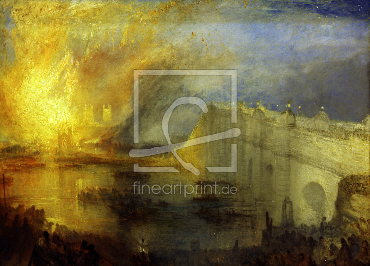 Bild-Nr.: 30008037 Turner / Burning of Houses of Lords erstellt von Turner, Joseph Mallord William