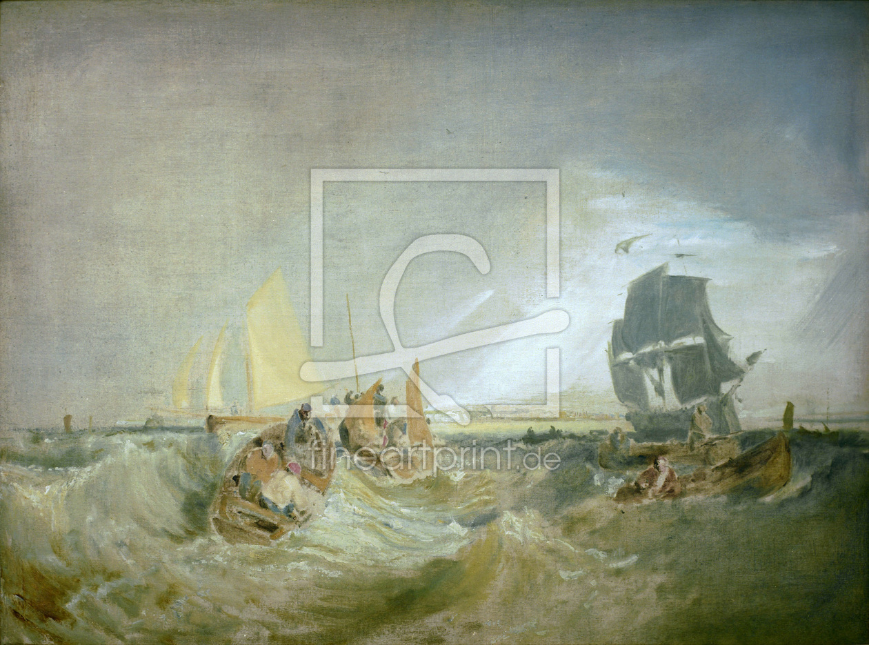 Bild-Nr.: 30008047 W.Turner, Schiffahrt Themsemündung erstellt von Turner, Joseph Mallord William