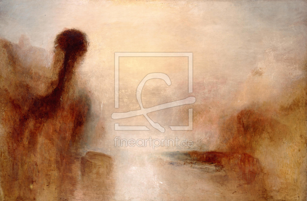 Bild-Nr.: 30008071 W.Turner, Landschaft mit Gewässer erstellt von Turner, Joseph Mallord William