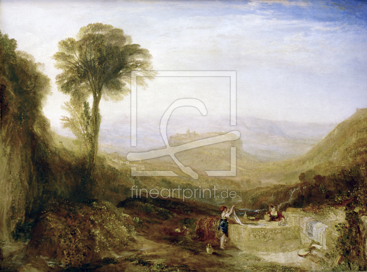 Bild-Nr.: 30008089 W.Turner, Ansicht von Orvieto erstellt von Turner, Joseph Mallord William