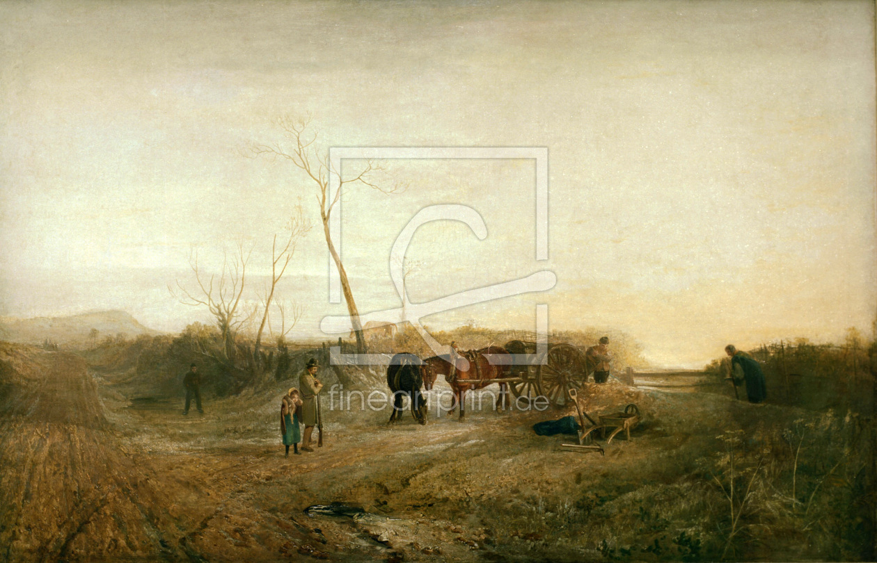 Bild-Nr.: 30008107 W.Turner, Frostiger Morgen erstellt von Turner, Joseph Mallord William