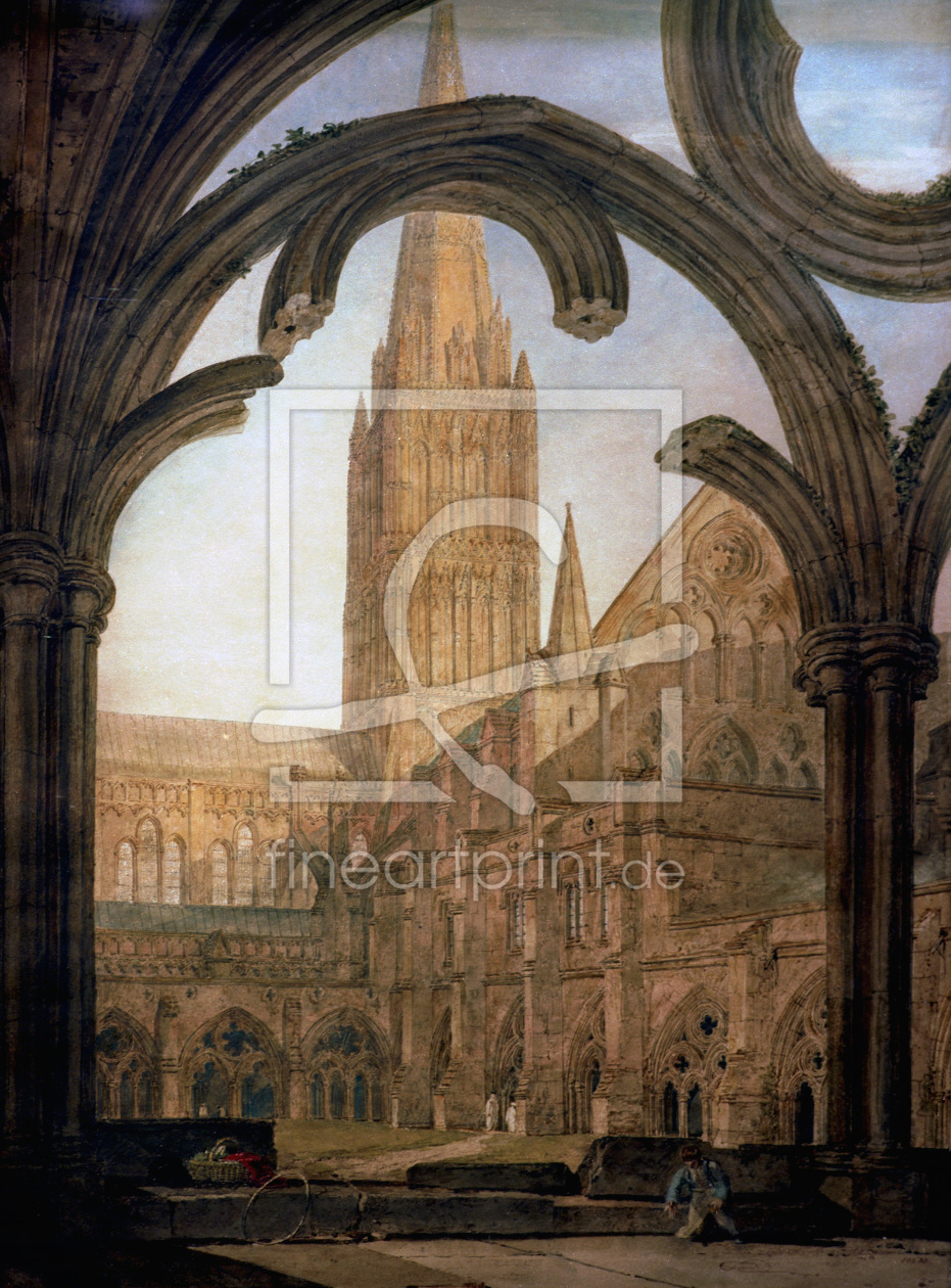 Bild-Nr.: 30008119 W.Turner / Salisbury Cathedral / 1802 erstellt von Turner, Joseph Mallord William