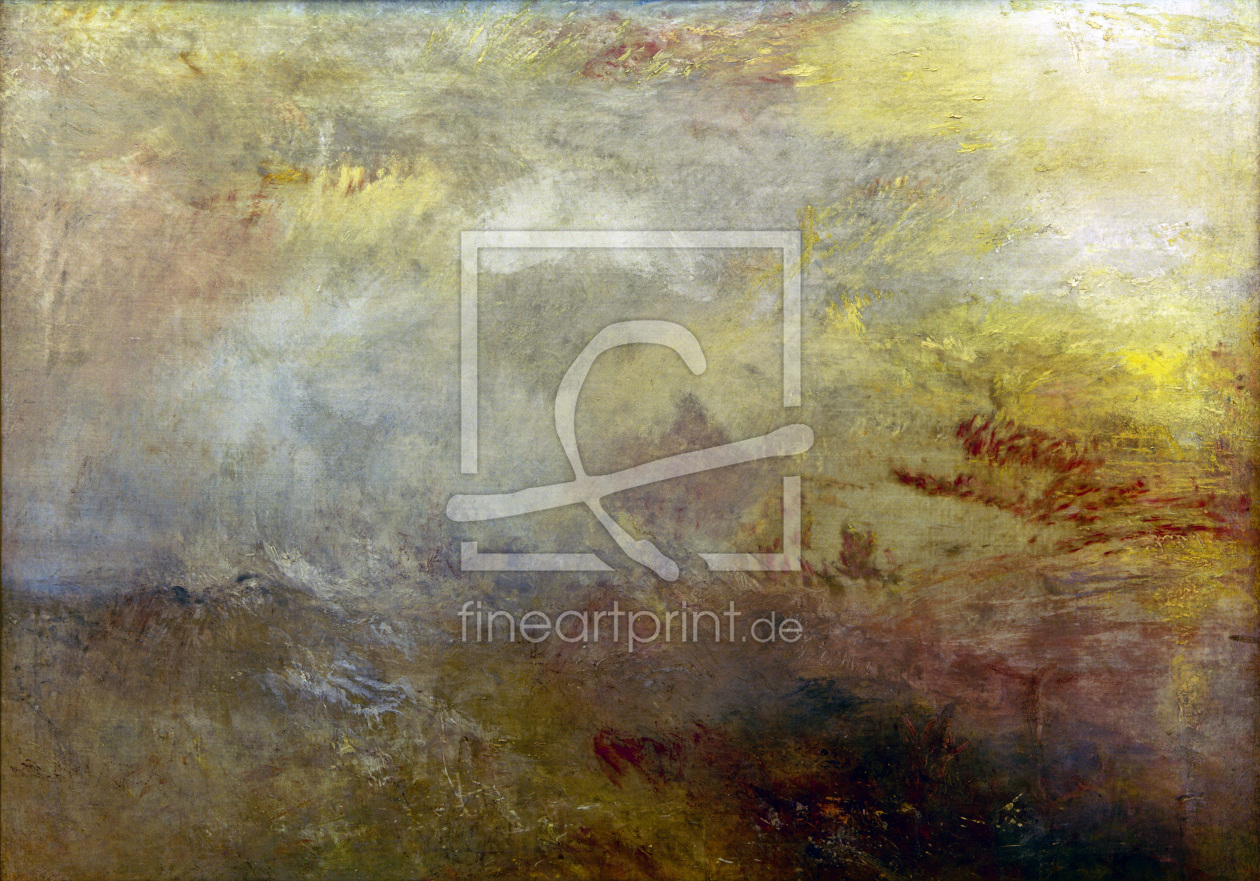 Bild-Nr.: 30008153 W.Turner, Stürmische See mit Delphinen erstellt von Turner, Joseph Mallord William