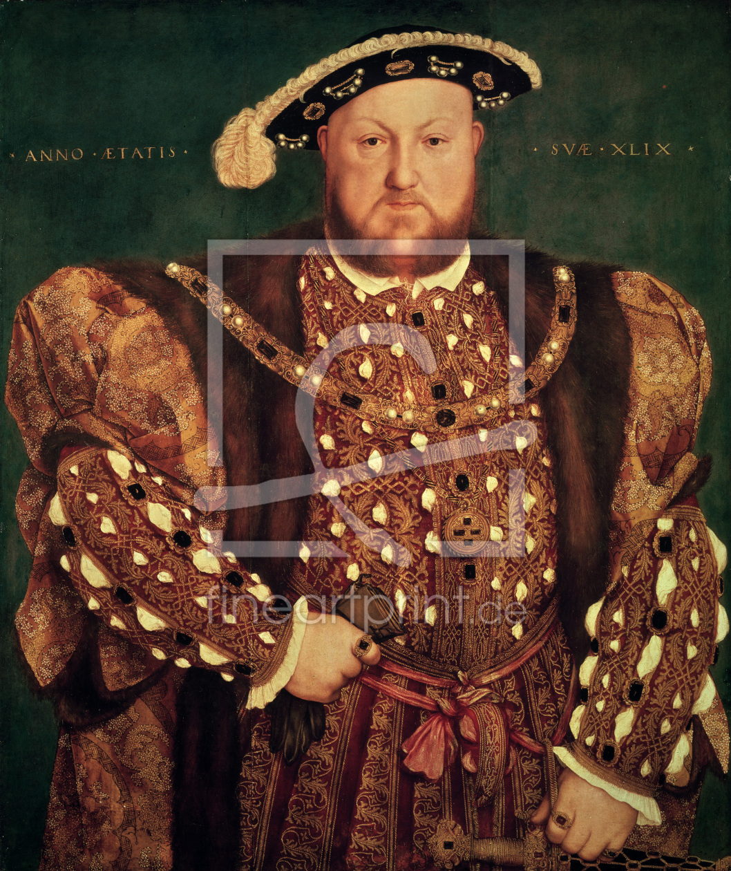 Bild-Nr.: 30008187 Henry VIII of England / Holbein / 1540 erstellt von Hans Holbein der Jüngere