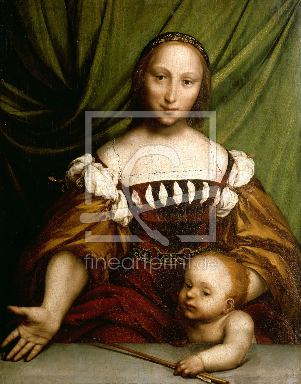 Bild-Nr.: 30008193 H.Holbein t.Y., Venus und Amor/c.1525 erstellt von Hans Holbein der Jüngere