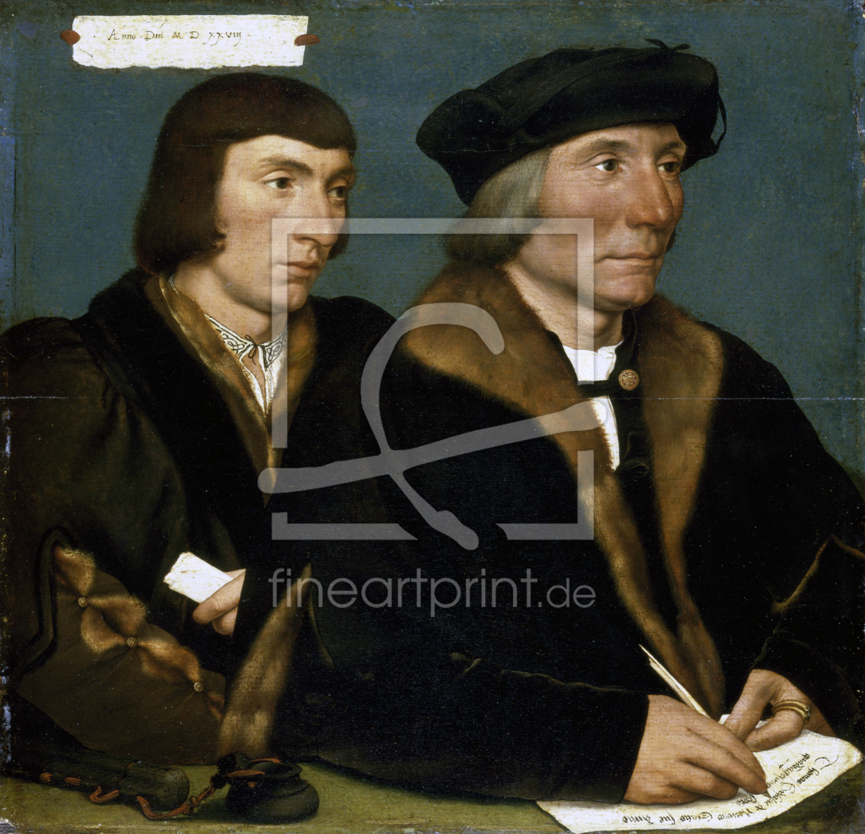 Bild-Nr.: 30008227 Holbein t.Y. / Godsalve and son / 1528 erstellt von Hans Holbein der Jüngere