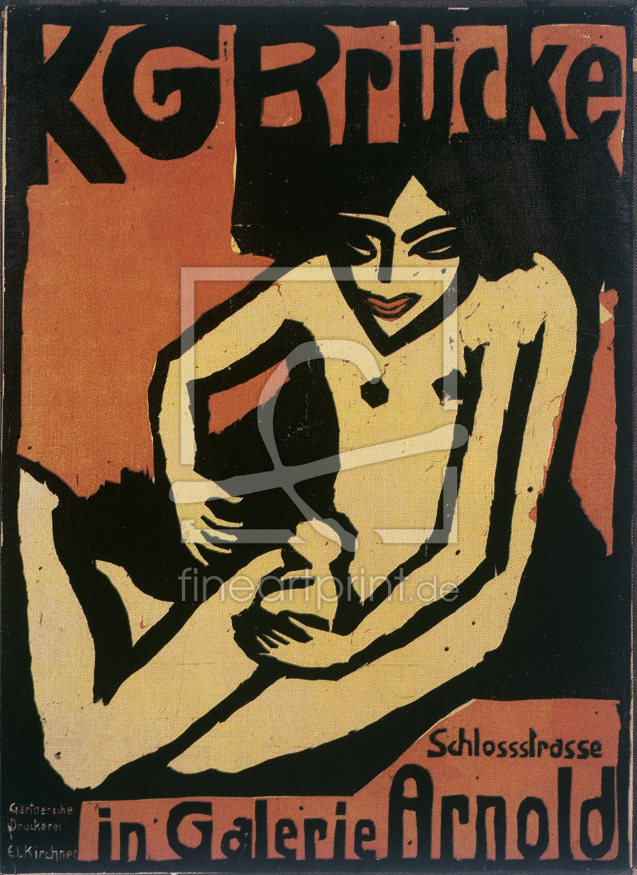 Bild-Nr.: 30008261 E.L.Kirchner, KG Brücke / Poster/1905-07 erstellt von Ernst Ludwig Kirchner