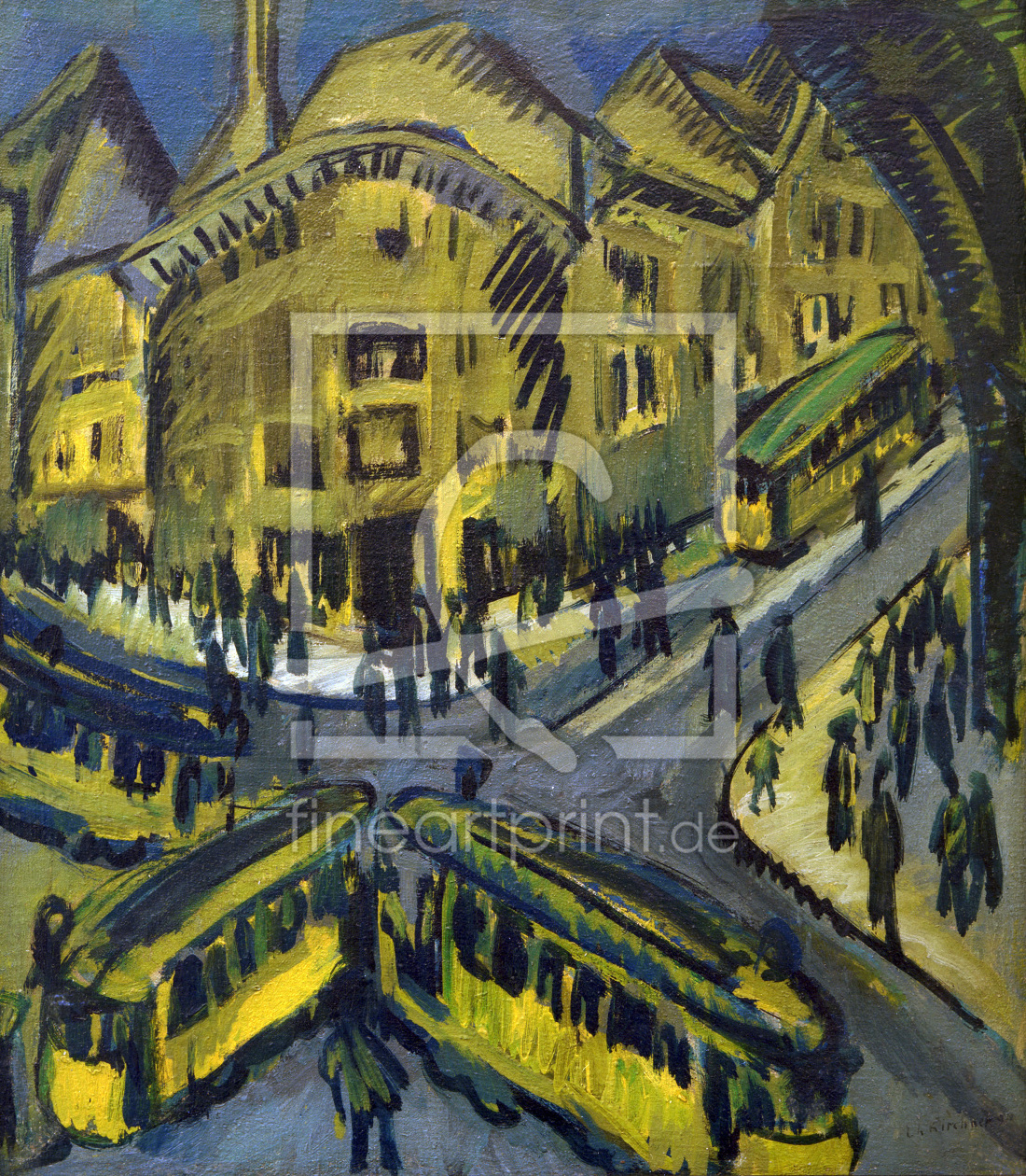 Bild-Nr.: 30008267 E.L.Kirchner, Nollendorfplatz erstellt von Ernst Ludwig Kirchner