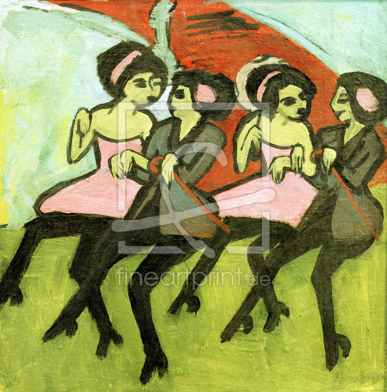 Bild-Nr.: 30008315 E.L.Kirchner / Panama Dancers / 1910 erstellt von Ernst Ludwig Kirchner