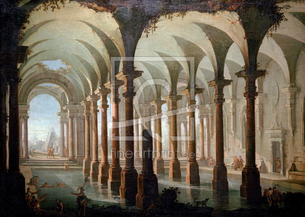 Bild-Nr.: 30008333 G. P. Pannini / Roman Baths erstellt von Pannini, Giovanni Paolo