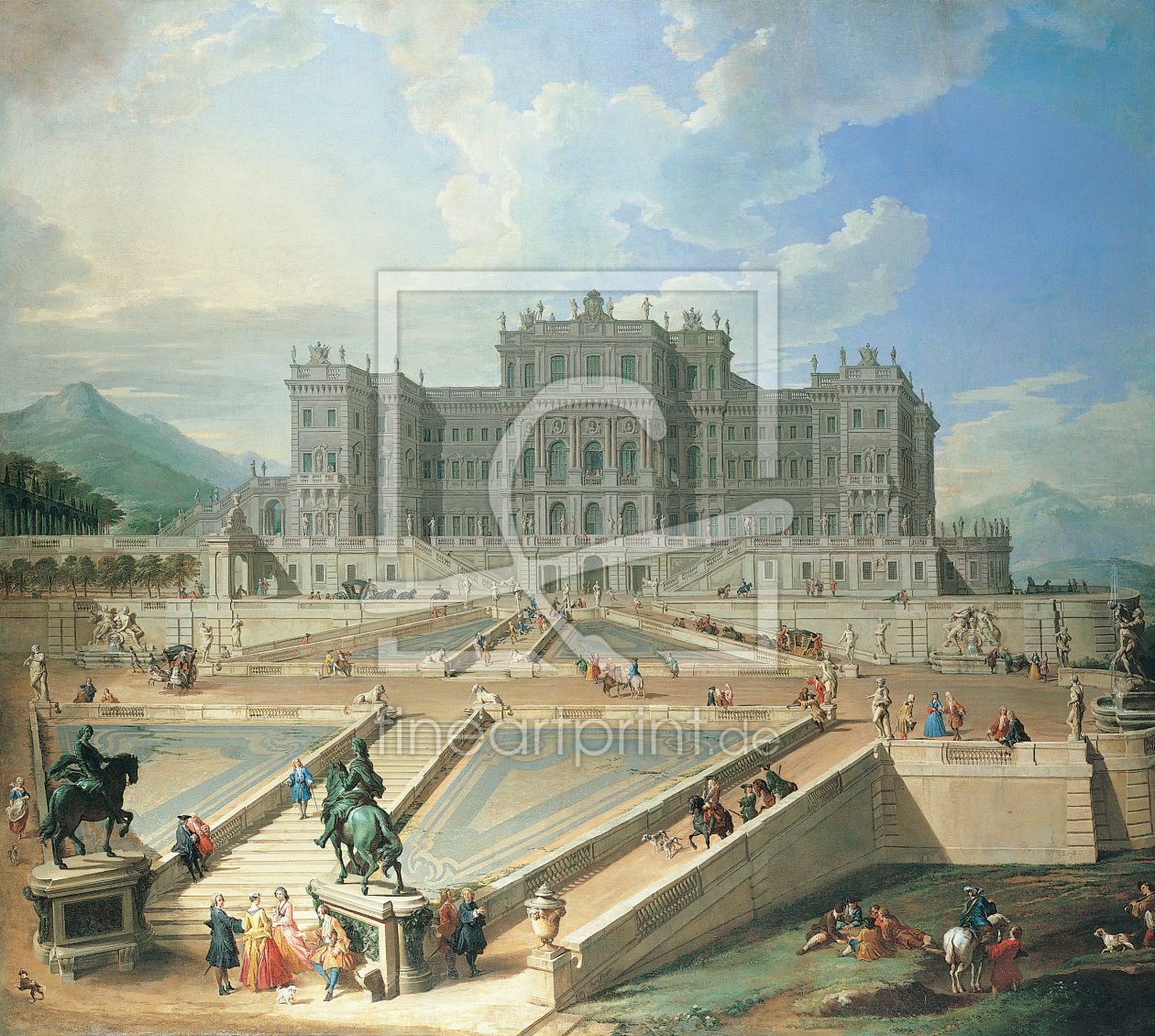 Bild-Nr.: 30008343 Rivoli, Castle / Paint.by Pannini / C18 erstellt von Pannini, Giovanni Paolo