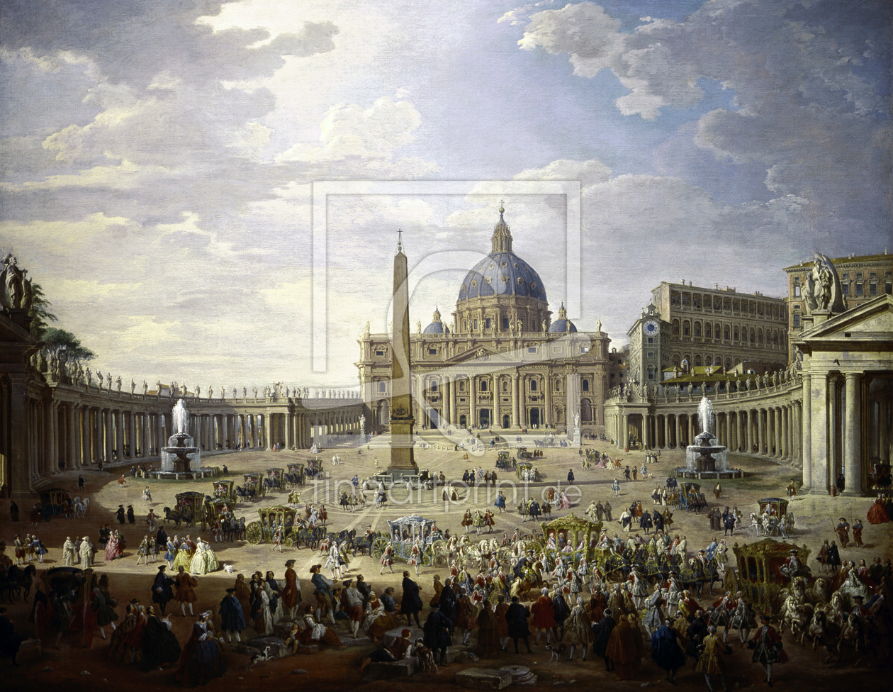 Bild-Nr.: 30008355 Rome / Saint Peter's / Pannini / Paint. erstellt von Pannini, Giovanni Paolo
